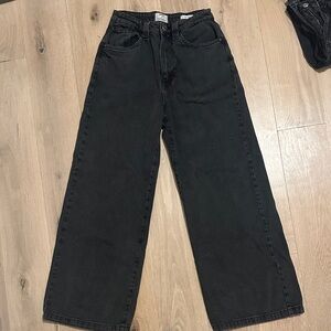 Cotton on Black super baggy jeans 24